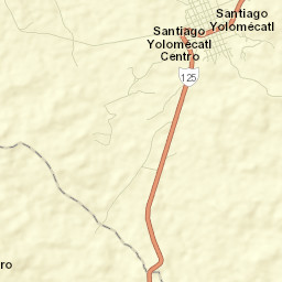 Santiago Yolomécatl Street Map