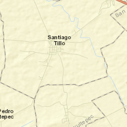 Santiago Tillo Street Map