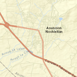 Asunción Nochixtlán Street Map