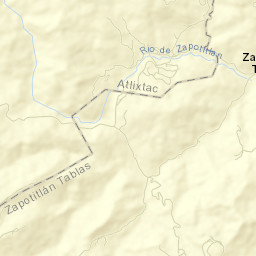 San Pedro Huitzapula Norte (Huitzapula Norte) Street Map