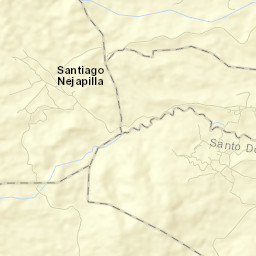Santiago Nejapilla Street Map