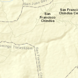 San Francisco Chindúa Street Map