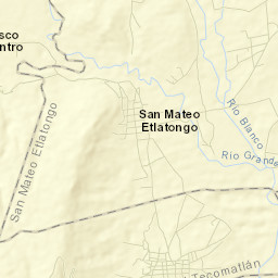 San Miguel Tecomatlán Street Map