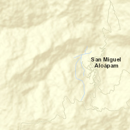 San Miguel Aloápam Street Map