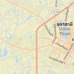 Udon Thani Street Map
