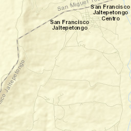 San Francisco Jaltepetongo Street Map