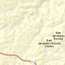 San Jerónimo Sosola Street Map
