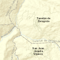 Tanetze de Zaragoza Street Map