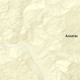 Amatán Street Map