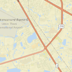 Amphoe Mueang Udon Thani Street Map