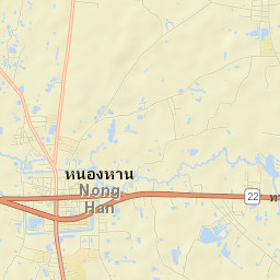 Amphoe Nong Han Street Map