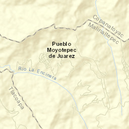 Moyotepec (Moyotepec de Juárez) Street Map