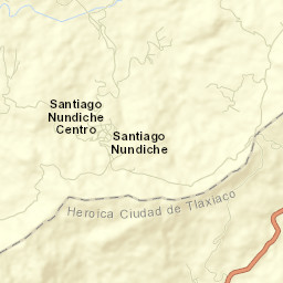 Santiago Nundiche Street Map