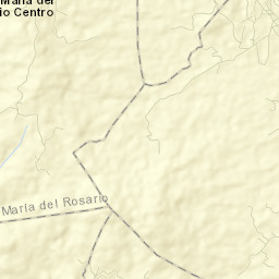 Santa María del Rosario Street Map