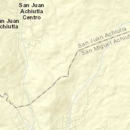 San Miguel Achiutla Street Map