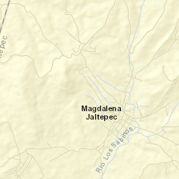Magdalena Jaltepec Street Map