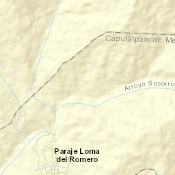 Capulálpam de Méndez Street Map