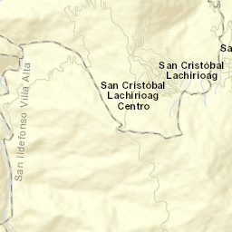 San Cristóbal Lachirioag Street Map