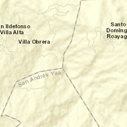 San Ildefonso Villa Alta Street Map
