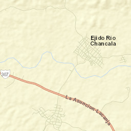 Río Chancalá Street Map