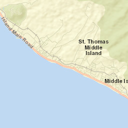 Middle Island Street Map