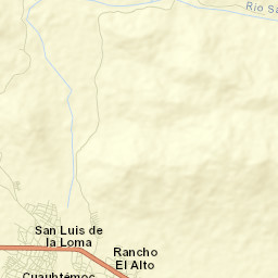 San Luis de La Loma Street Map