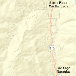 Santa Rosa Caxtlahuaca Street Map