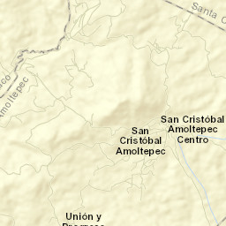 San Cristóbal Amoltepec Street Map