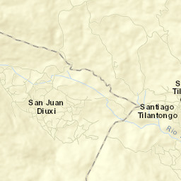 San Juan Diuxi Street Map