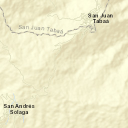 San Juan Tabaá Street Map
