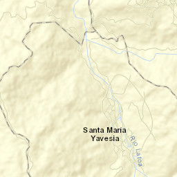 Santa María Yavesía Street Map