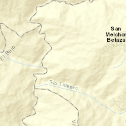 San Melchor Betaza Street Map