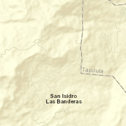 San Isidro las Banderas Street Map