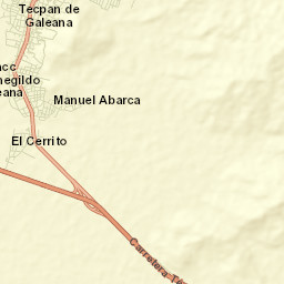 Técpan de Galeana Street Map