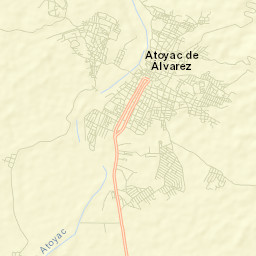 Atoyac de Álvarez Street Map