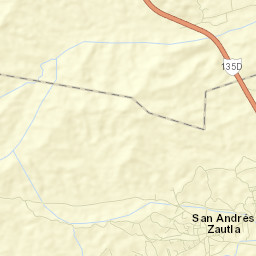 San Andrés Zautla Street Map