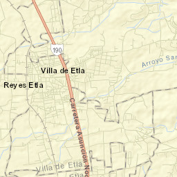 Villa de Etla Street Map
