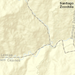 Santiago Zoochila Street Map