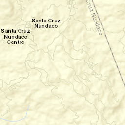 Santa Cruz Nundaco Street Map