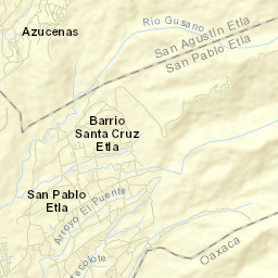 San Pablo Etla Street Map