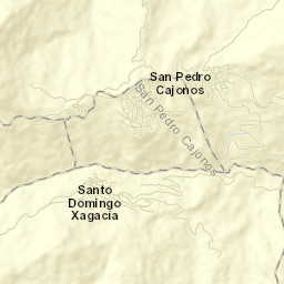 Cajonos Street Map