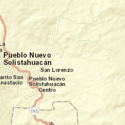 Pueblo Nuevo Street Map