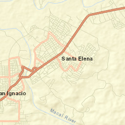 San Ignacio Street Map