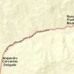 Pueblo Madero (El Playón) Street Map