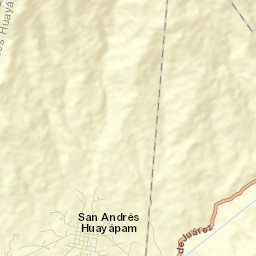 San Andrés Huayápam Street Map