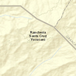 Santa Cruz Yucucani Street Map