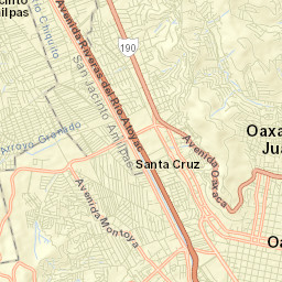 Oaxaca Street Map