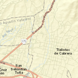 San Agustín Yatareni Street Map