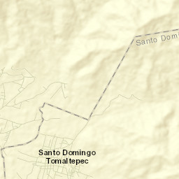 Santo Domingo Tomaltepec Street Map