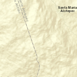 Santa María Alotepec Street Map
